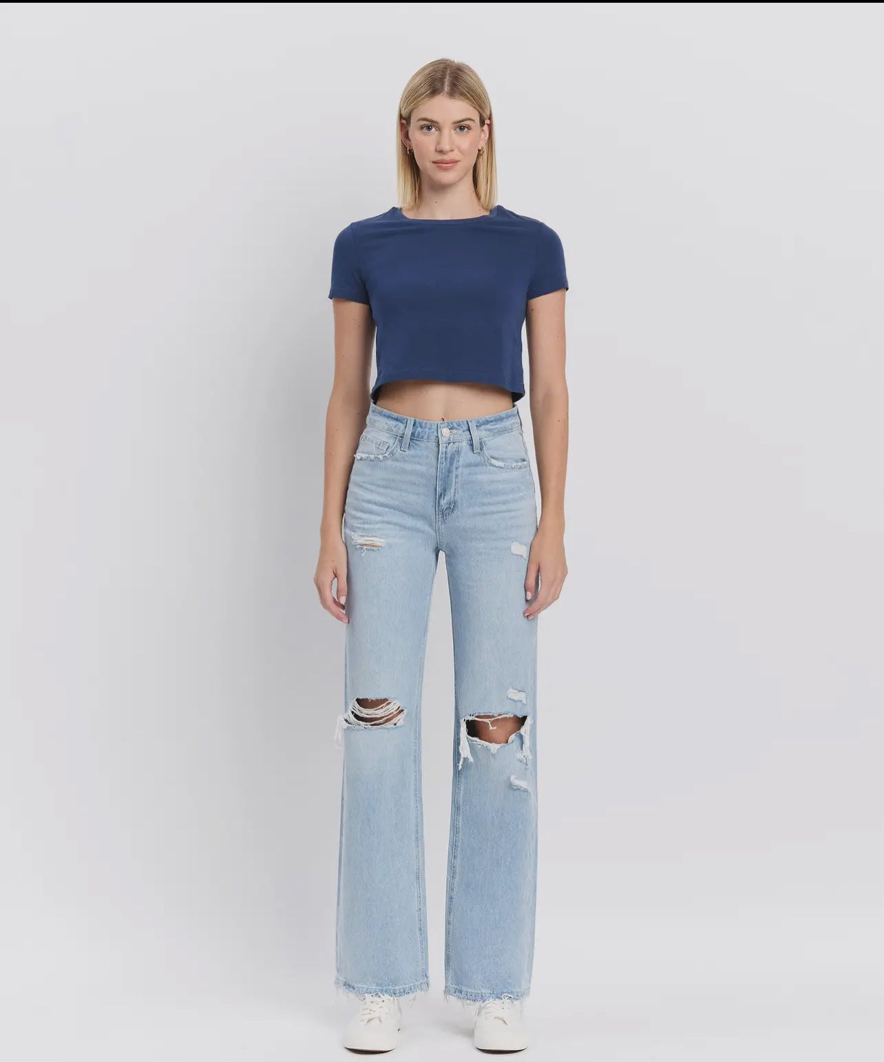 Vervet 90s high rise flare jeans - 1