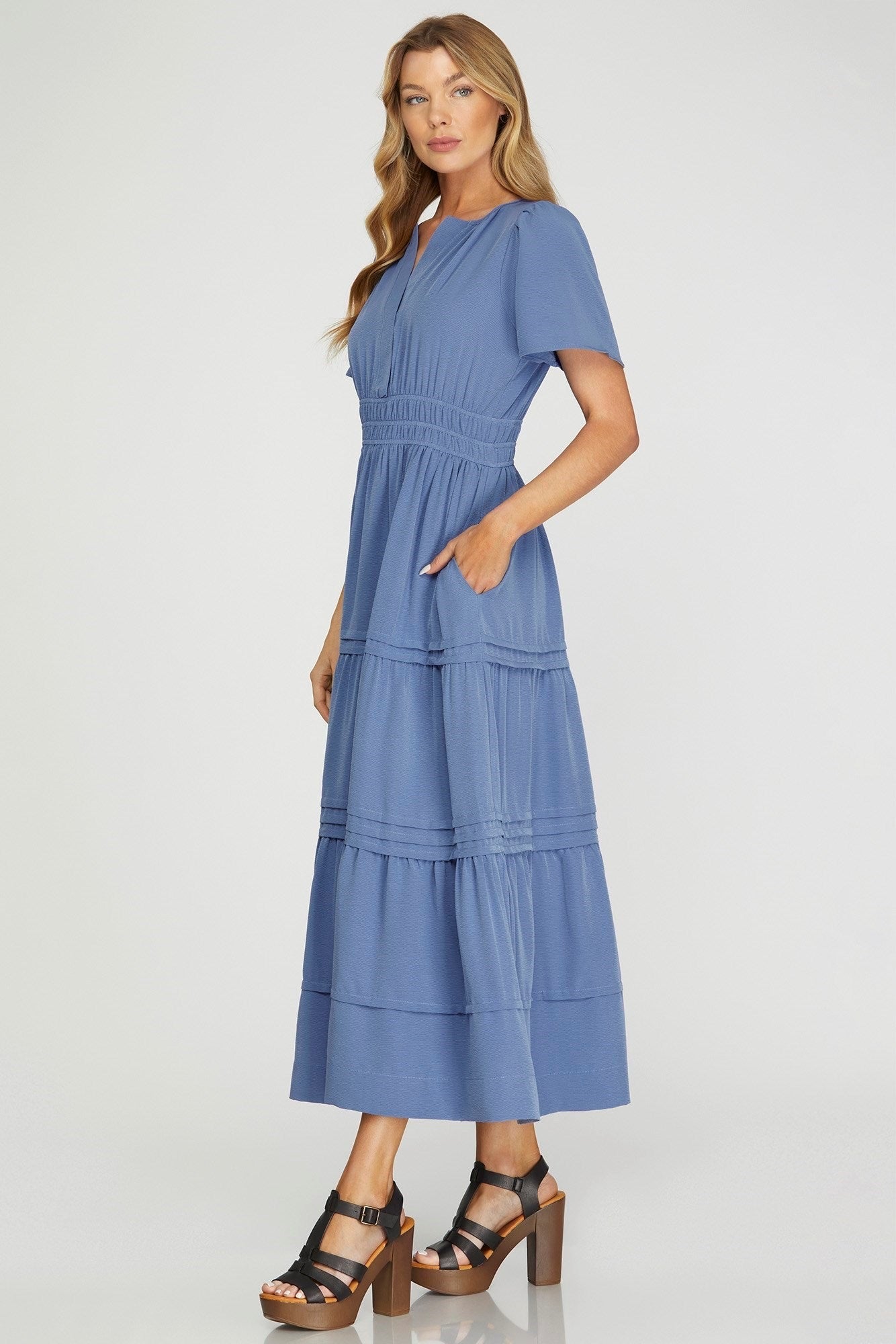 Dusty Blue | Mayanna Dress - 3