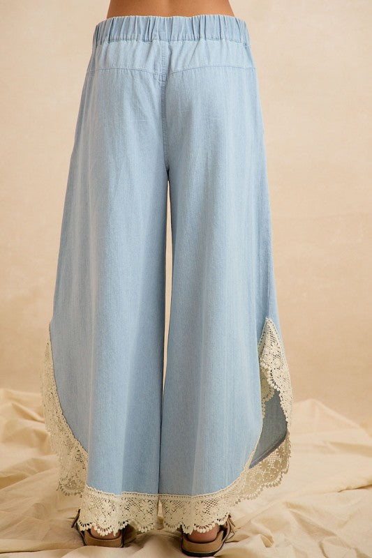 Free Spirit Wide Lace Pants