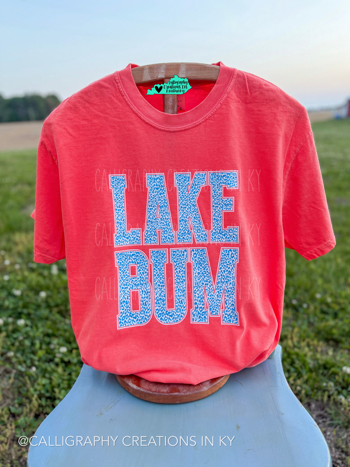 Bright Leopard Lake Bum CC Tee