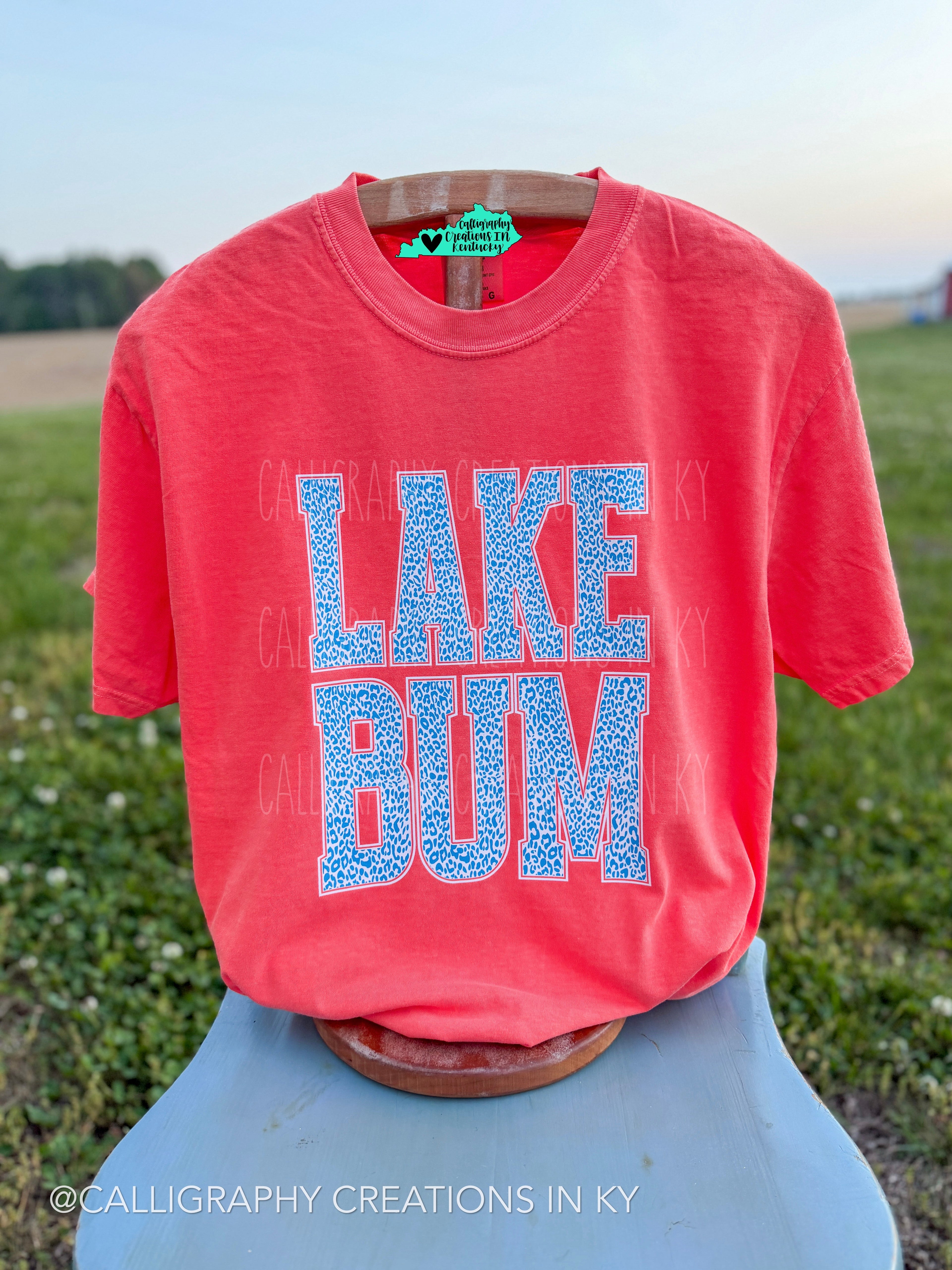 Bright Leopard Lake Bum CC Tee