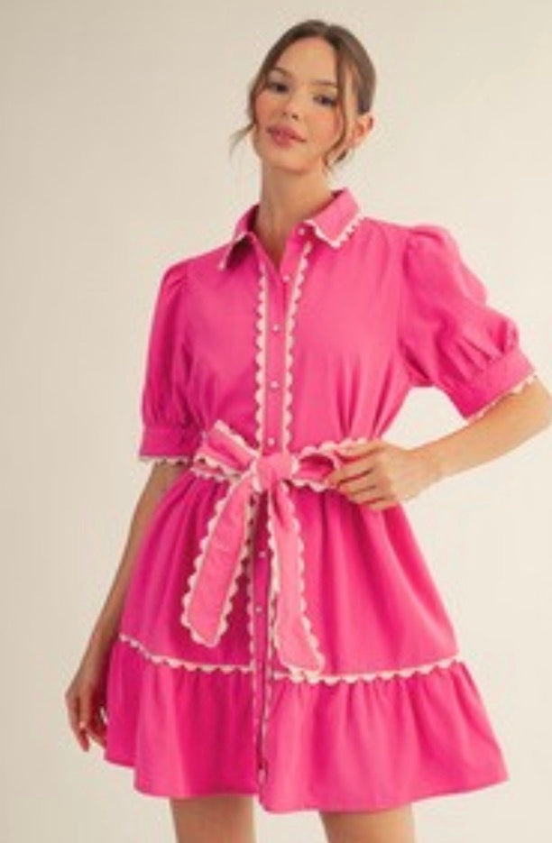 Pink Sugar Ruffle Dress