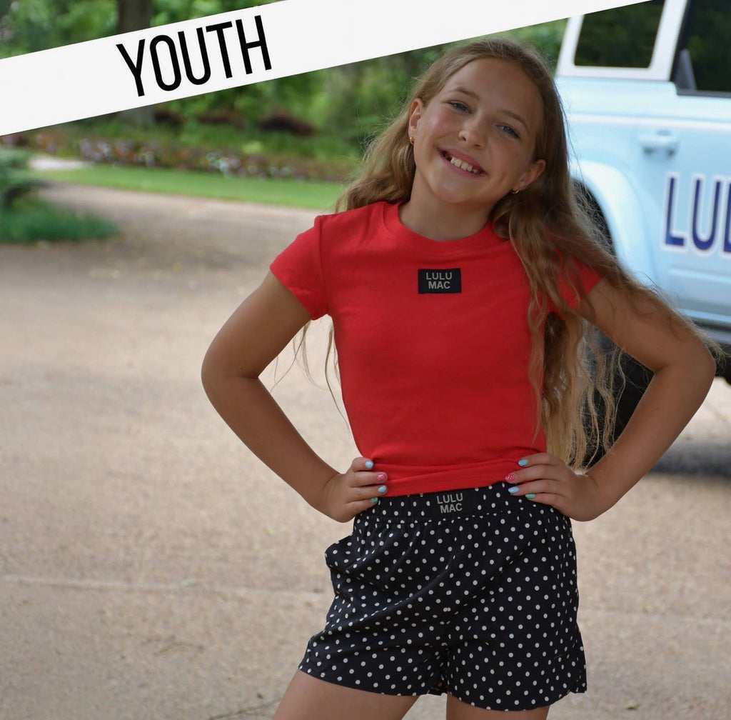 Lulu Mac Mini Polka Dot Shorts