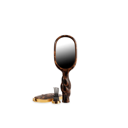 Teleties Mini Detangler Hair Brush for Medium Hair - Tortoise