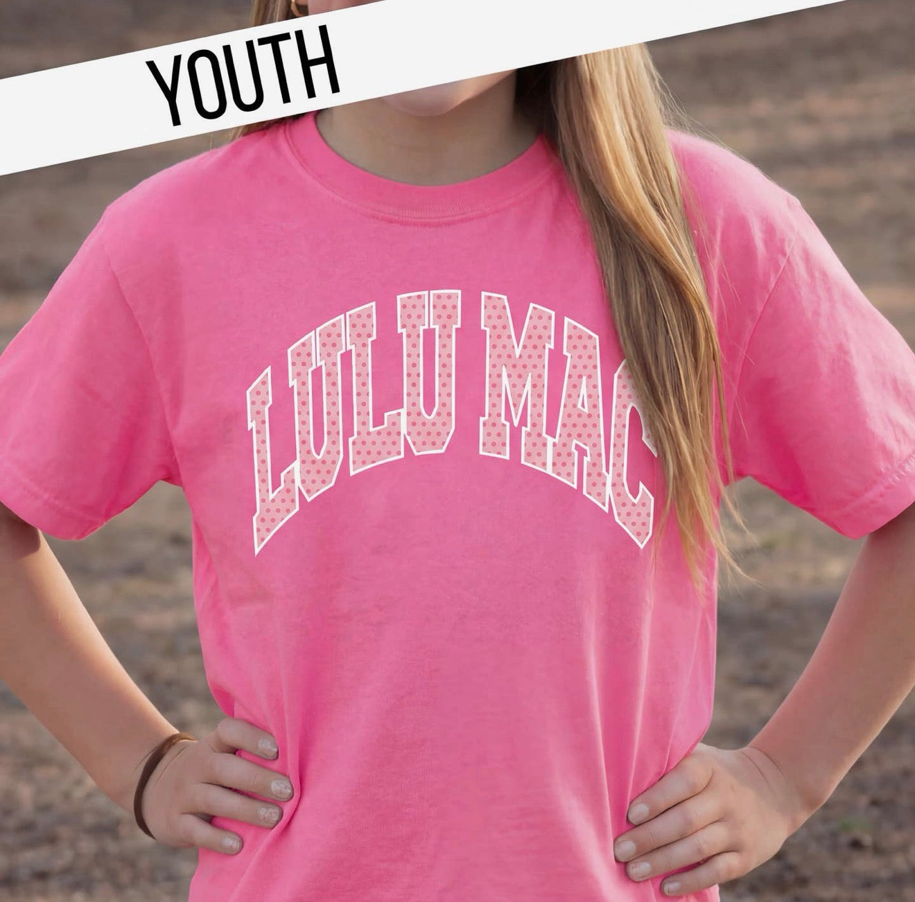 Lulu Mac Neon Pink Dot Tee