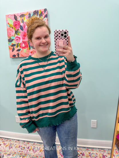Paige Striped Top
