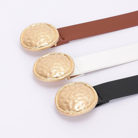 Metal Buckle PU Belt