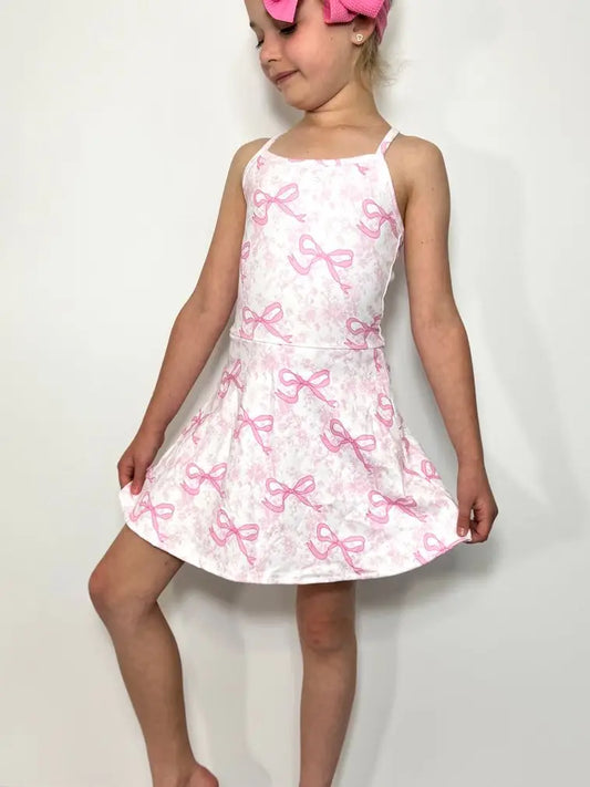 Girly Coquette Athletic Girls Dress