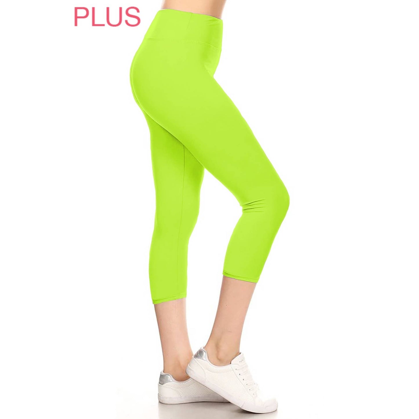 3" Yoga Band Capri Leggings