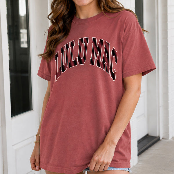 Lulu Mac Brick Striped Tee