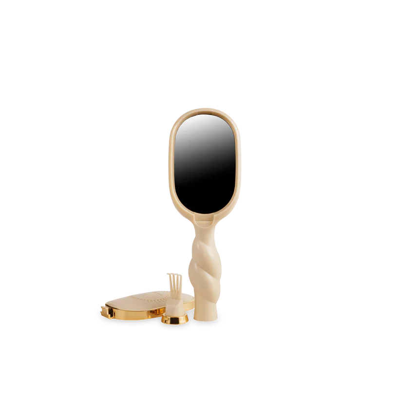 Teleties Mini Detangler Hair Brush for Medium Hair - Tan