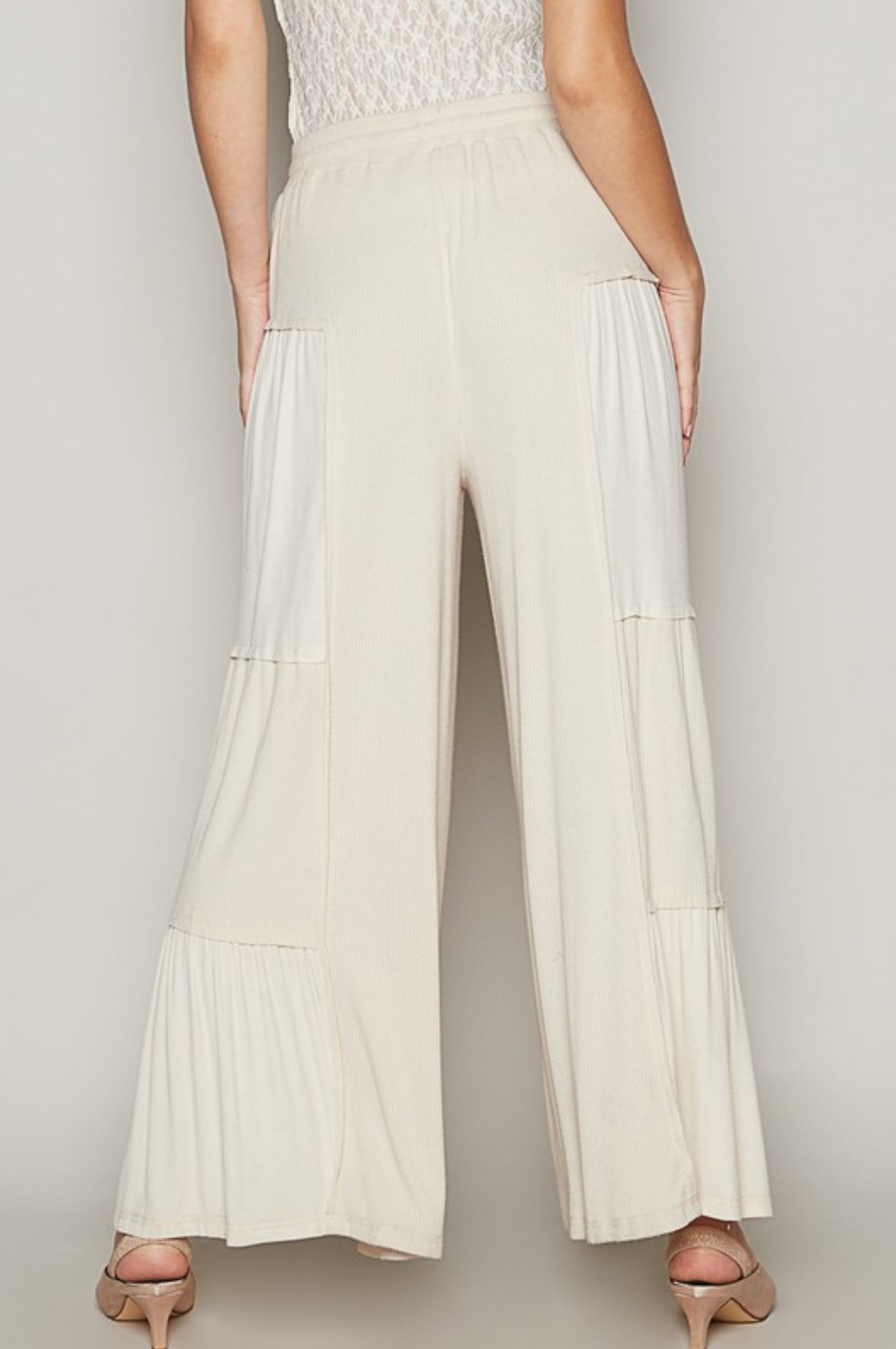 Ribbed Wide Leg Pant