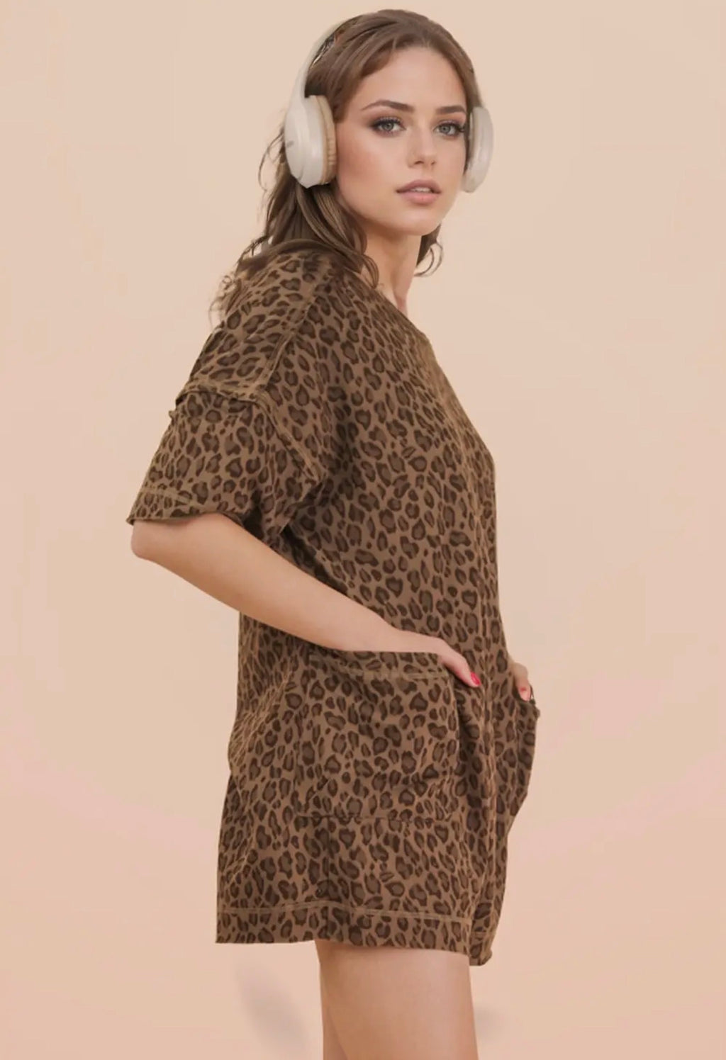 The Leopard Lounge Romper