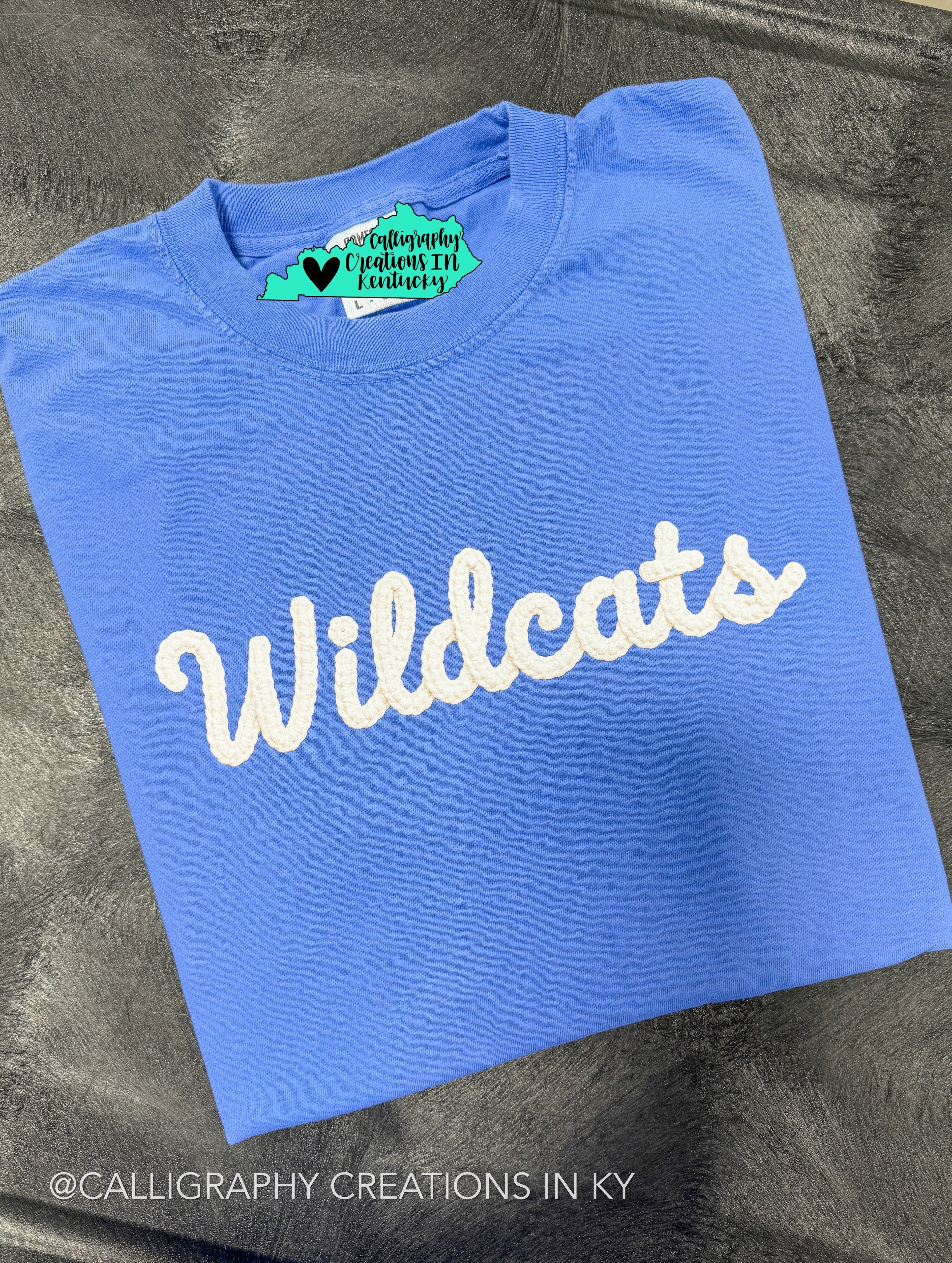 Faux Crochet Wildcats CC Tee