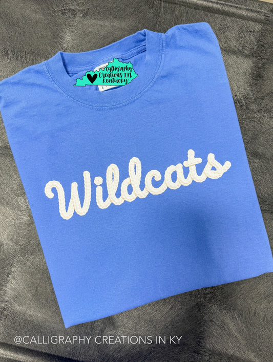 Faux Crochet Wildcats CC Tee
