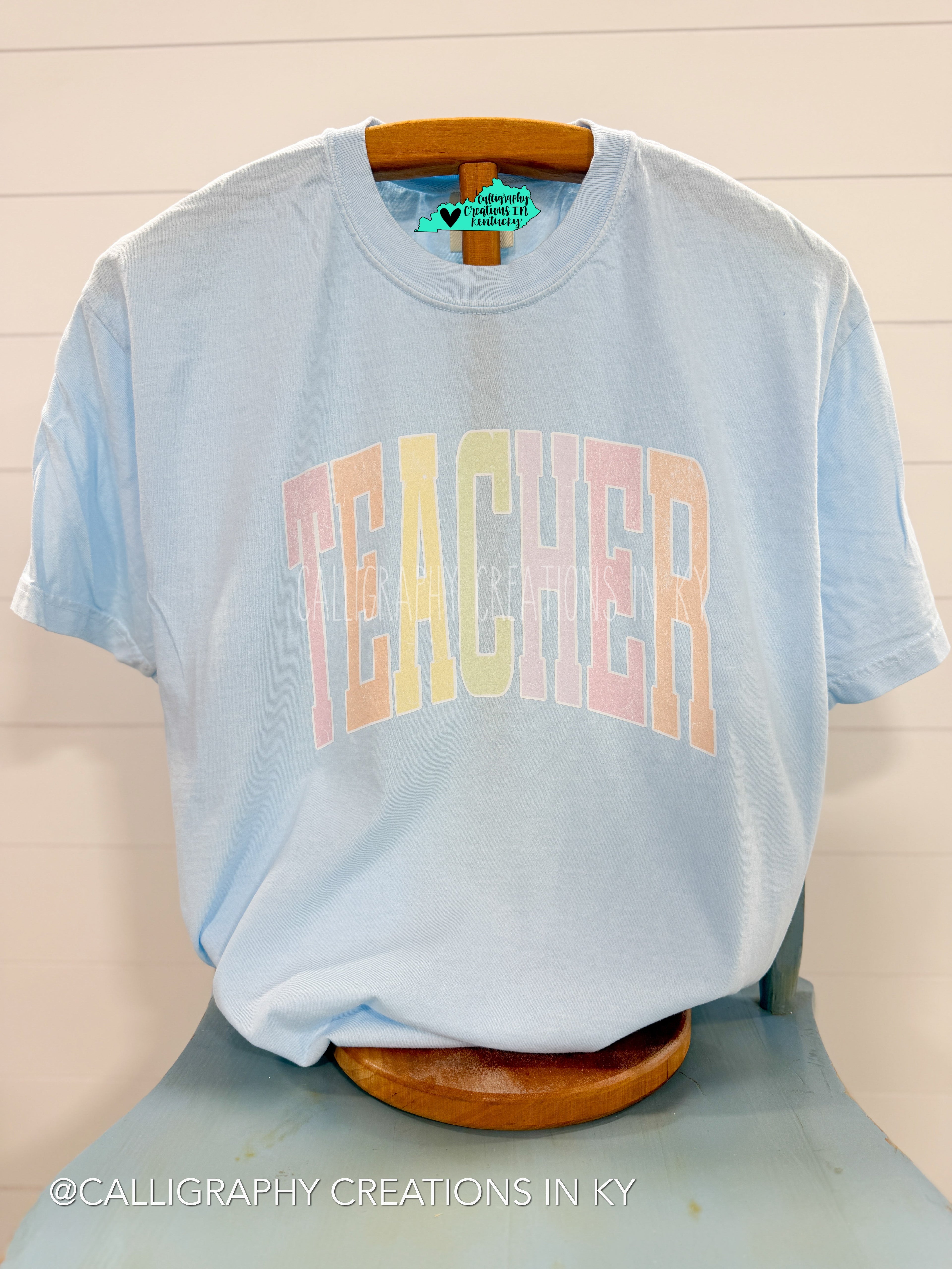 Chambray • Pastel Teacher CC Tee