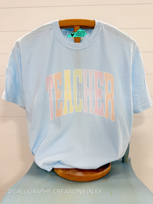 Chambray • Pastel Teacher CC Tee