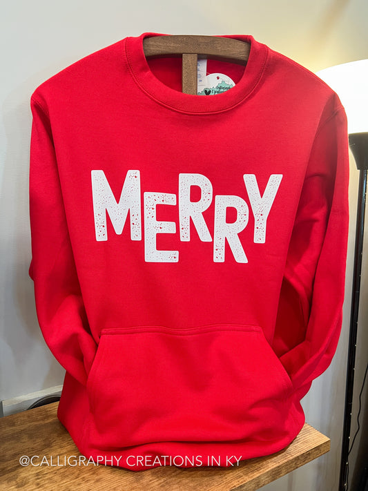Merry Pocket Sweatshirt