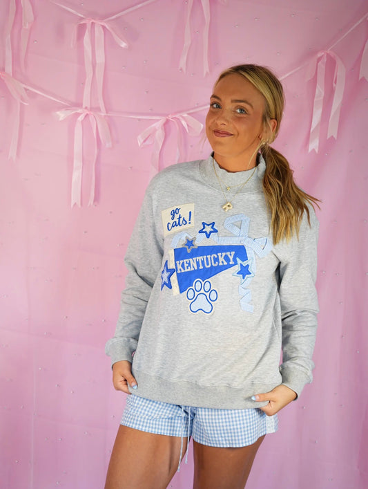 KY Gingham Spirit Sweatshirt