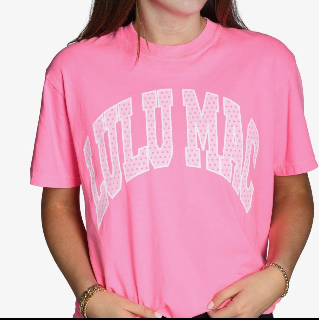 Lulu Mac Neon Pink Tee