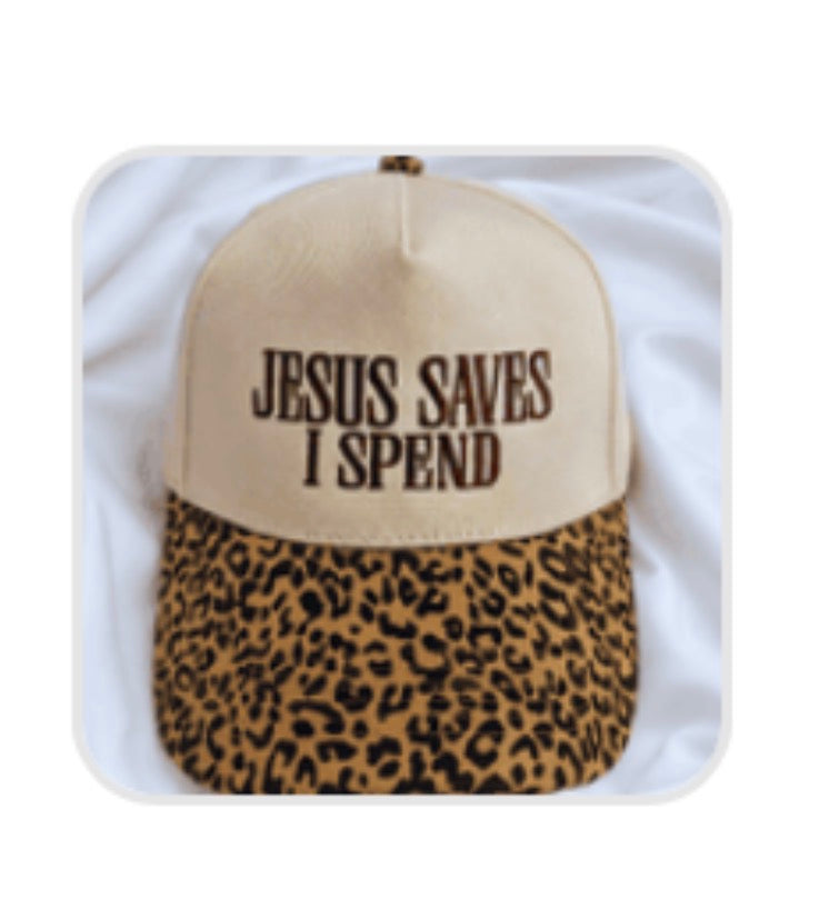 Jesus Saves I Spend Cap