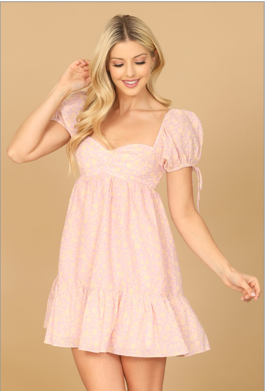 BB-Babydoll Tiered Mini Dress