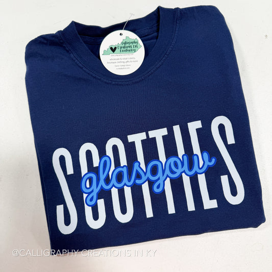 Glasgow Scotties Script CC Tee