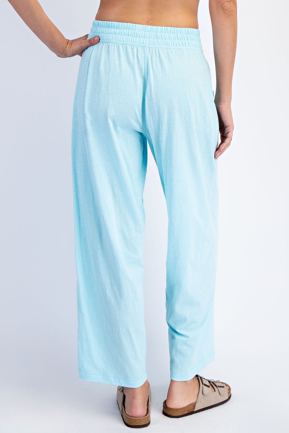Fresh Blue • Cotton Barrel Pants