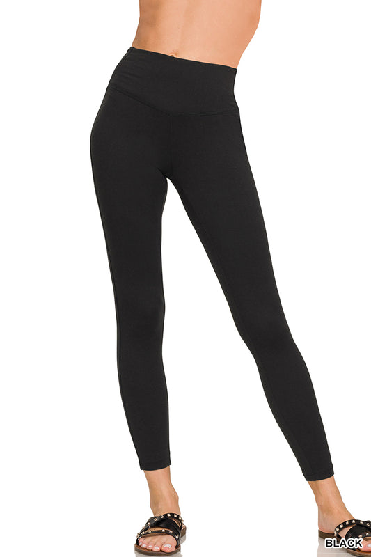 Zenana- Leggings with side pockets