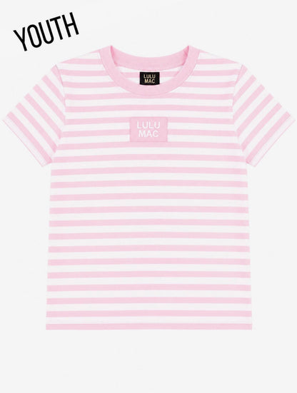 Lulu Mac Kids Striped Baby Doll Tee