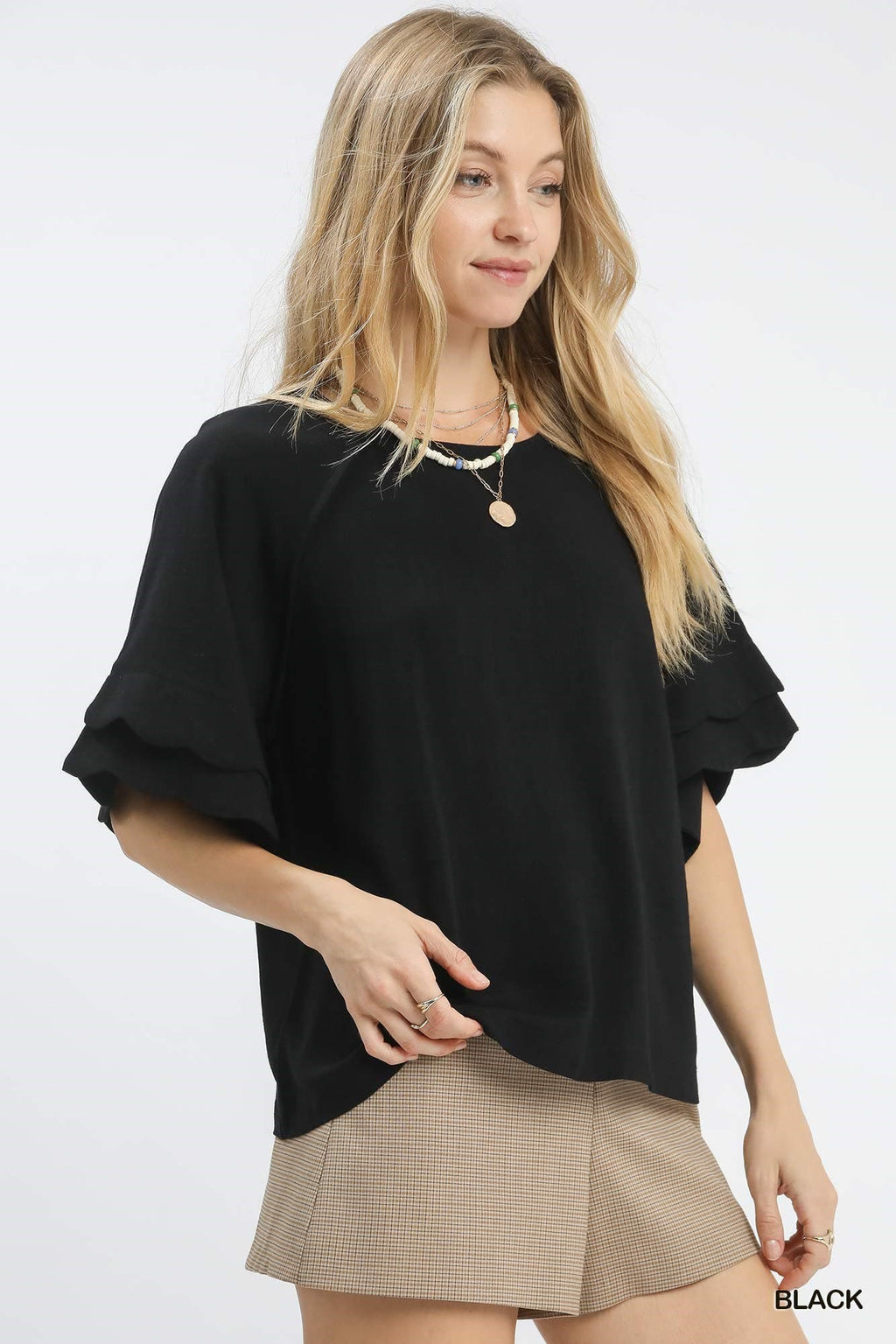 Umgee Raglan Sleeve Top
