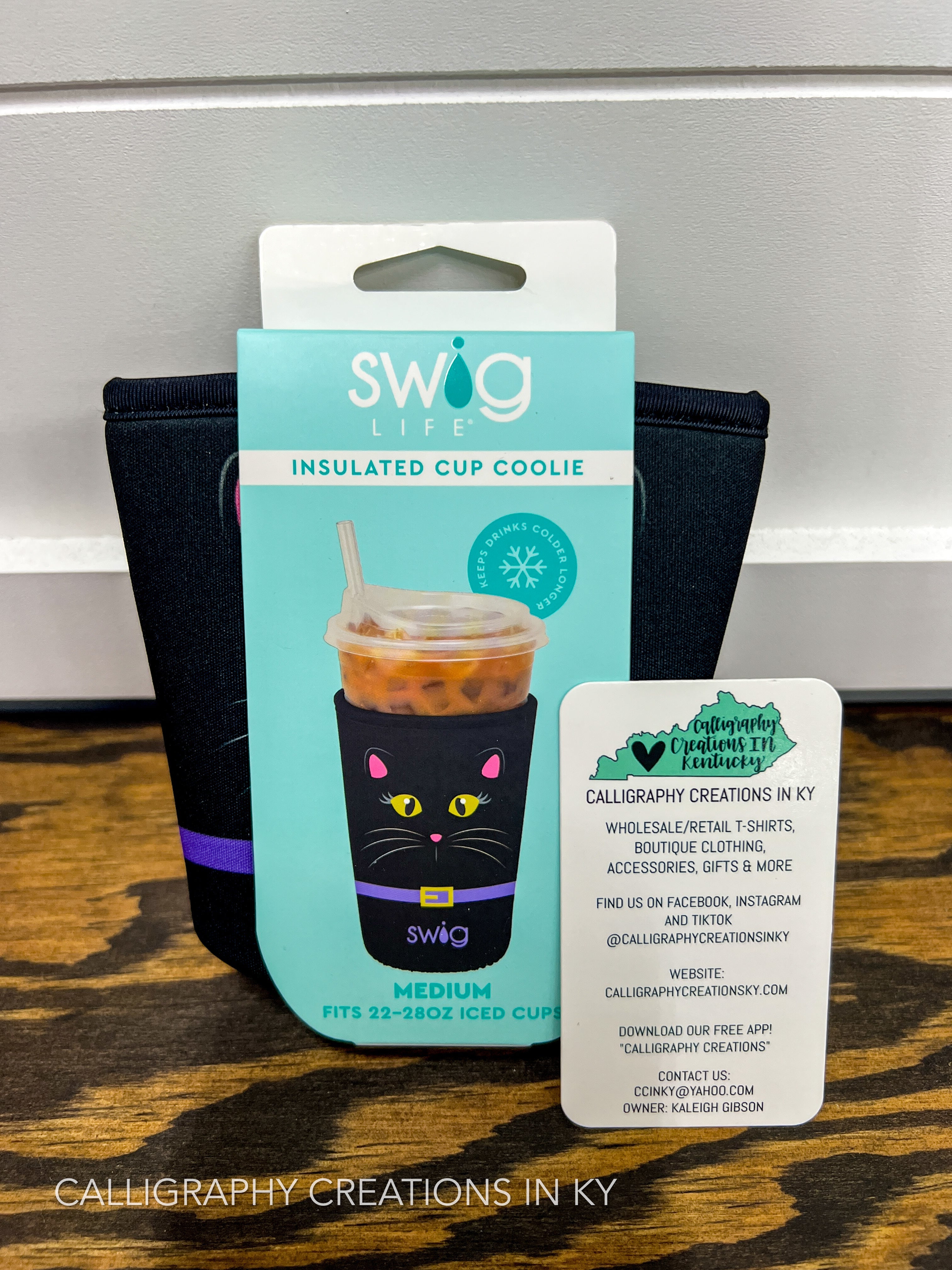Cat | Boo Crew • Medium Swig Iced Cup Coolie