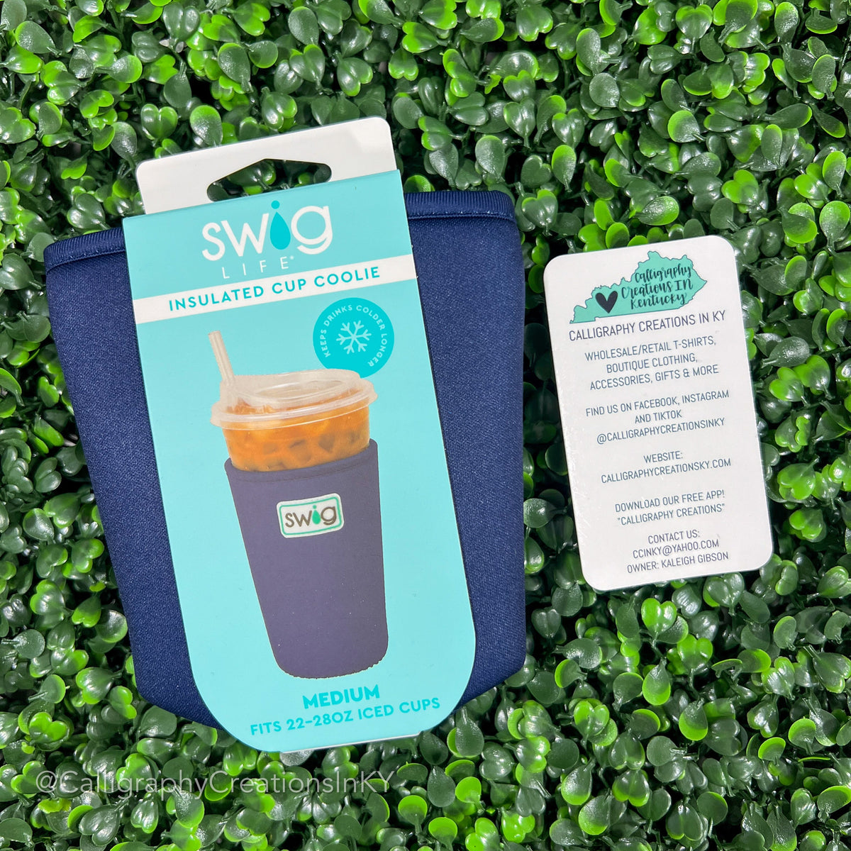 Navy • Medium Swig Iced Cup Coolie