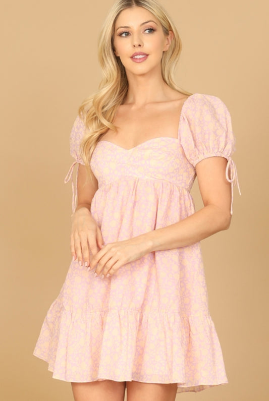 BB-Babydoll Tiered Mini Dress