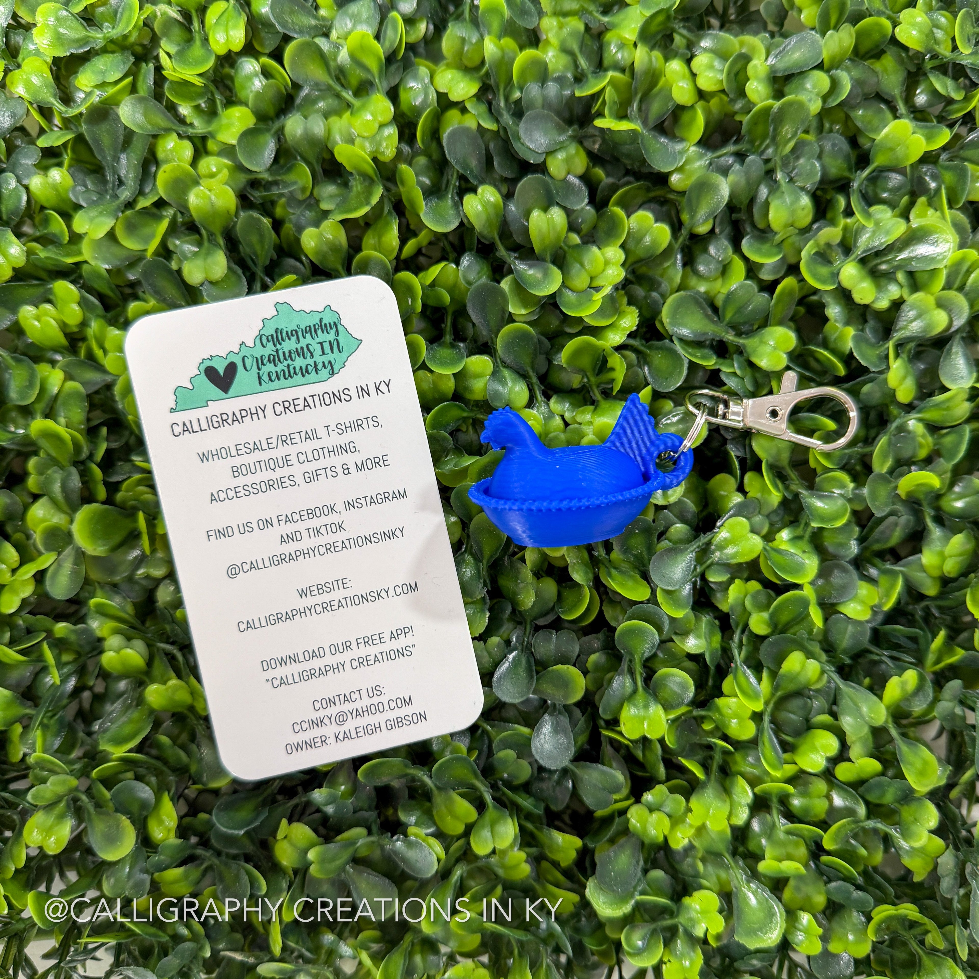Royal Blue | Hen Keychain