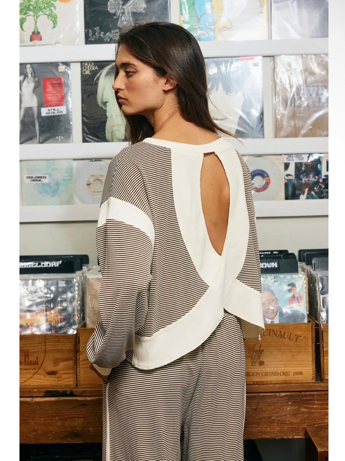 After Hours Striped Top