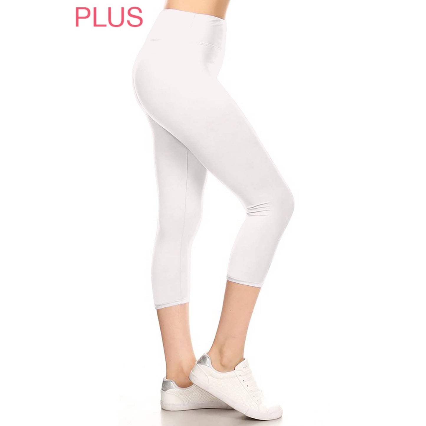 3" Yoga Band Capri Leggings