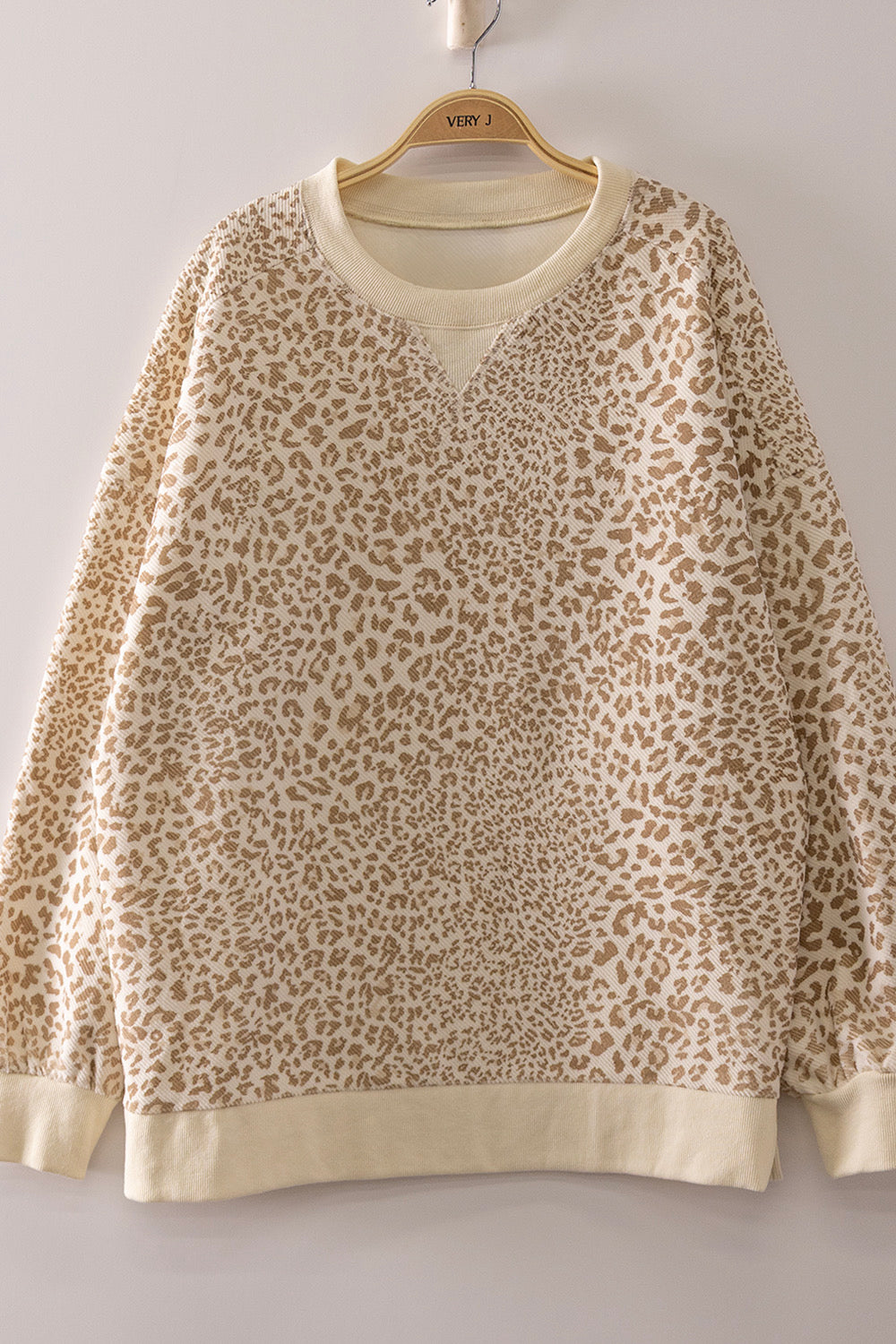 Very J- Leopard Sweatshirts