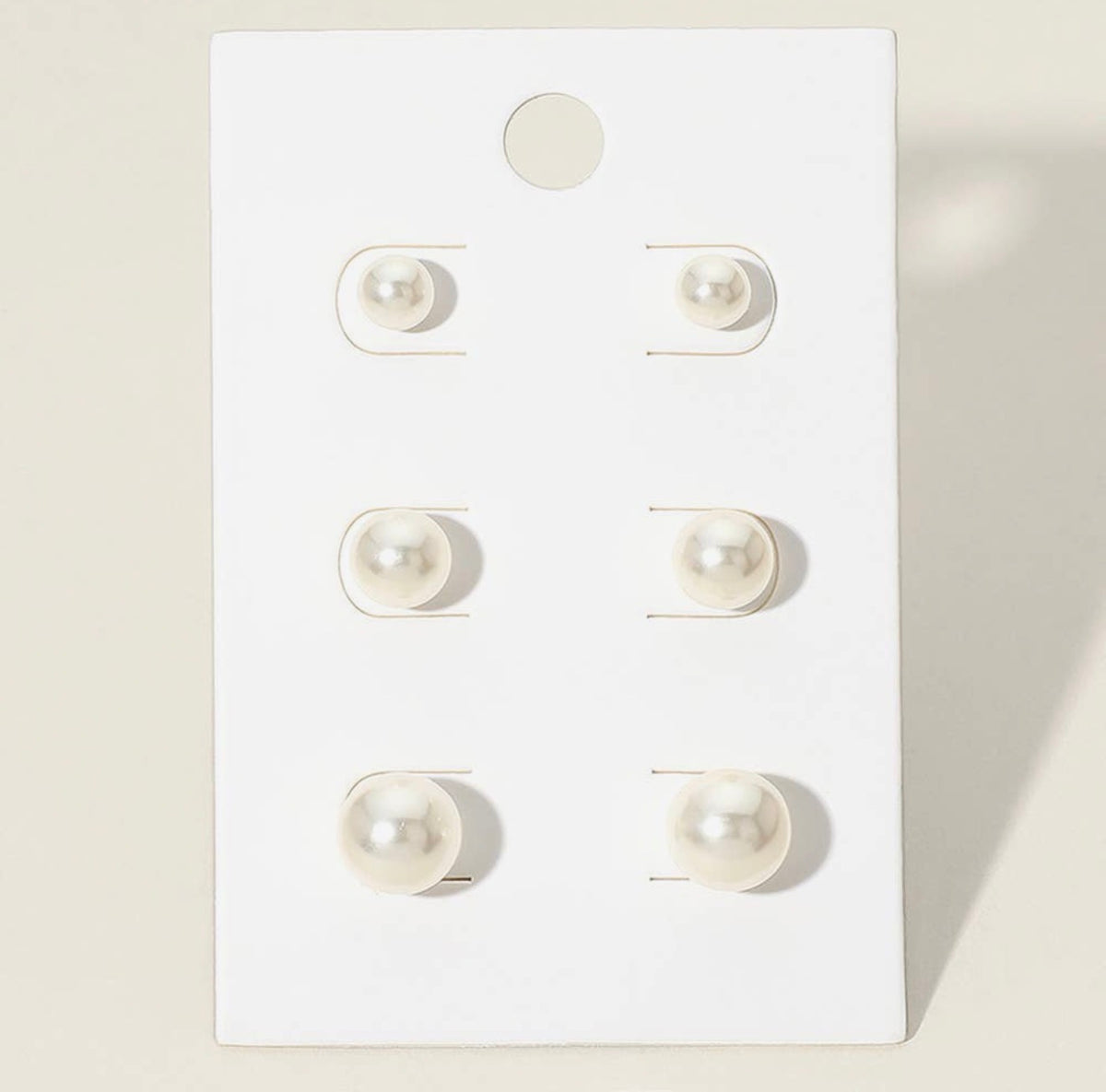 Pearl Stud Earrings