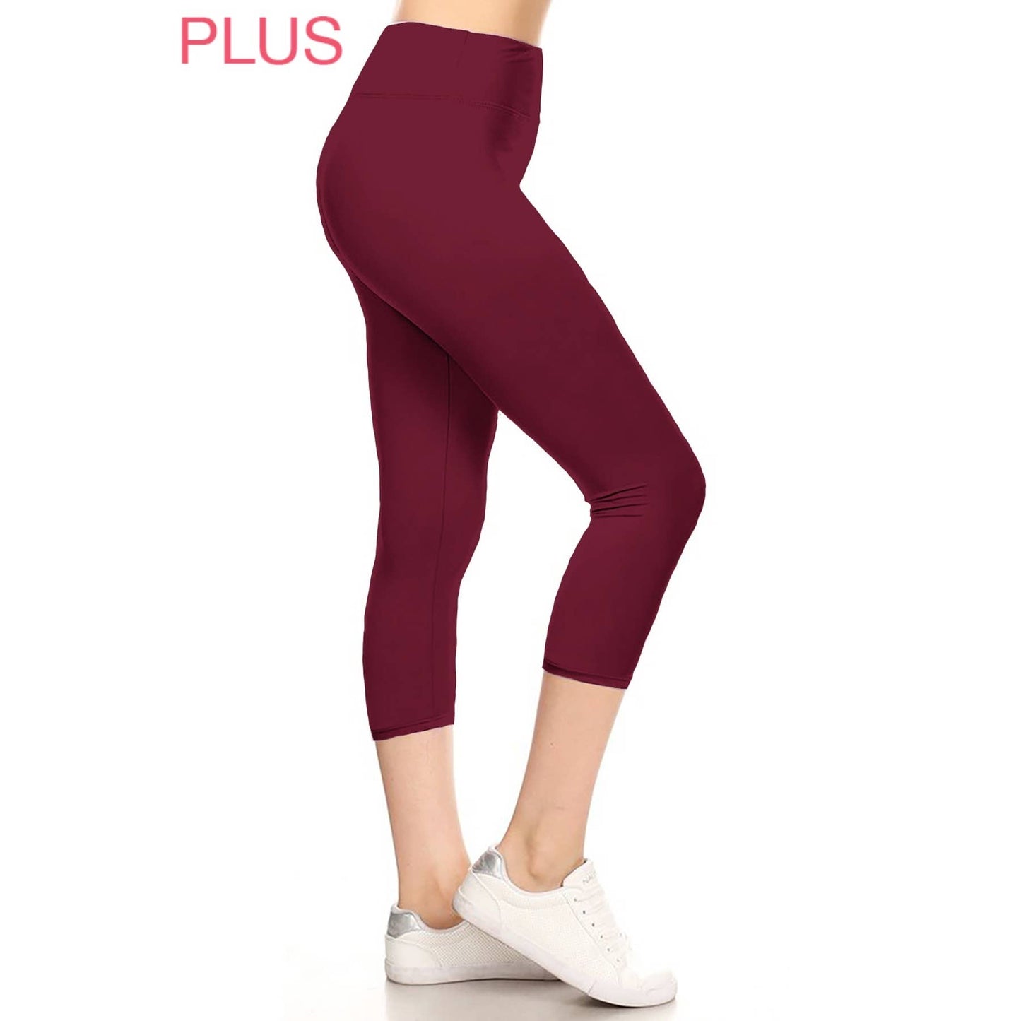 3" Yoga Band Capri Leggings