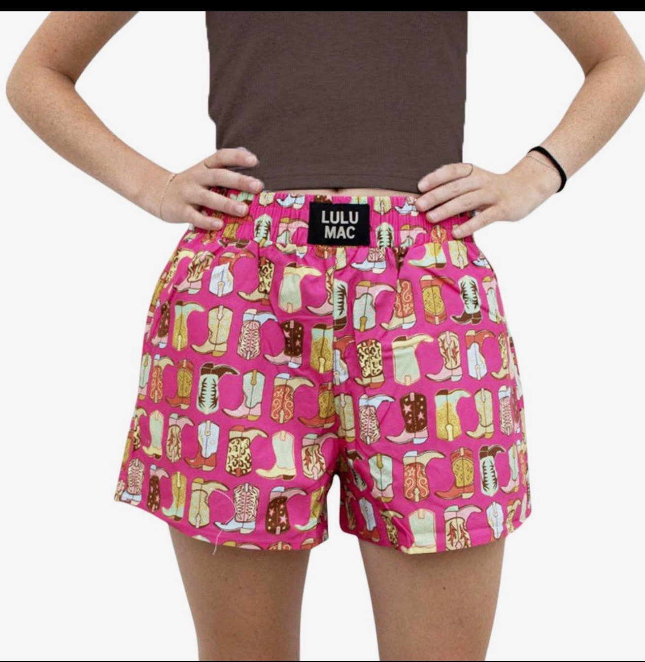 Lulu Mac Boot Boxer Shorts