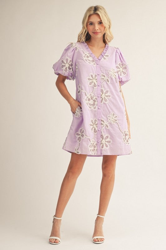 Lavender Bloom Dress