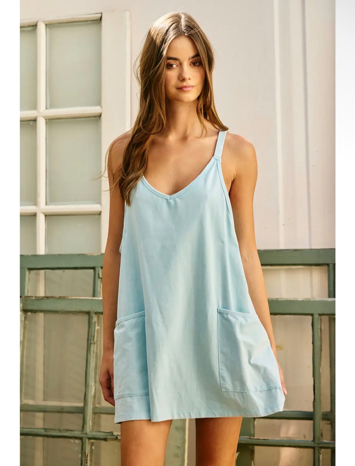 Blue Skies Pocket Dress