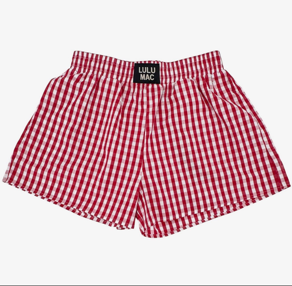 Lulu Mac Gingham Boxers