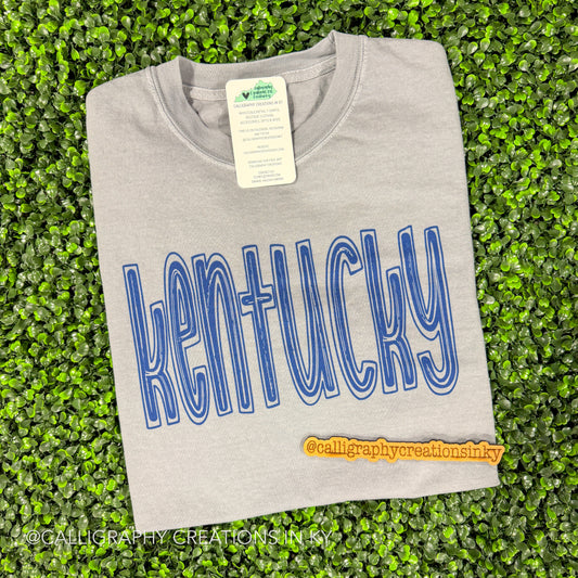Gray/Blue Kentucky CC Tee