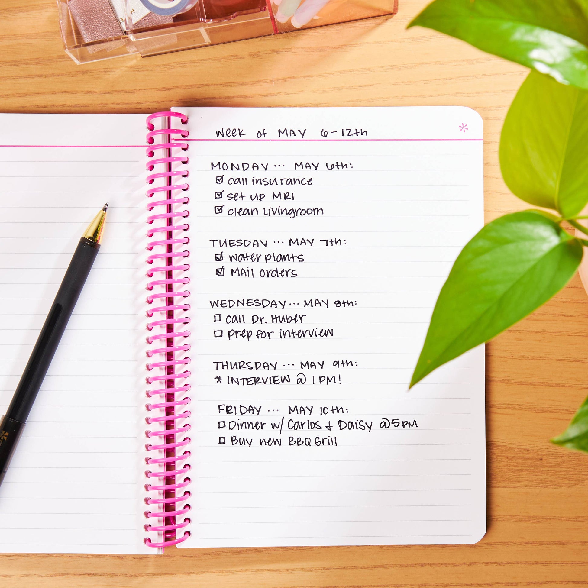 A5 Monochrome Lined Notebook - Sunset - Talk of the Town