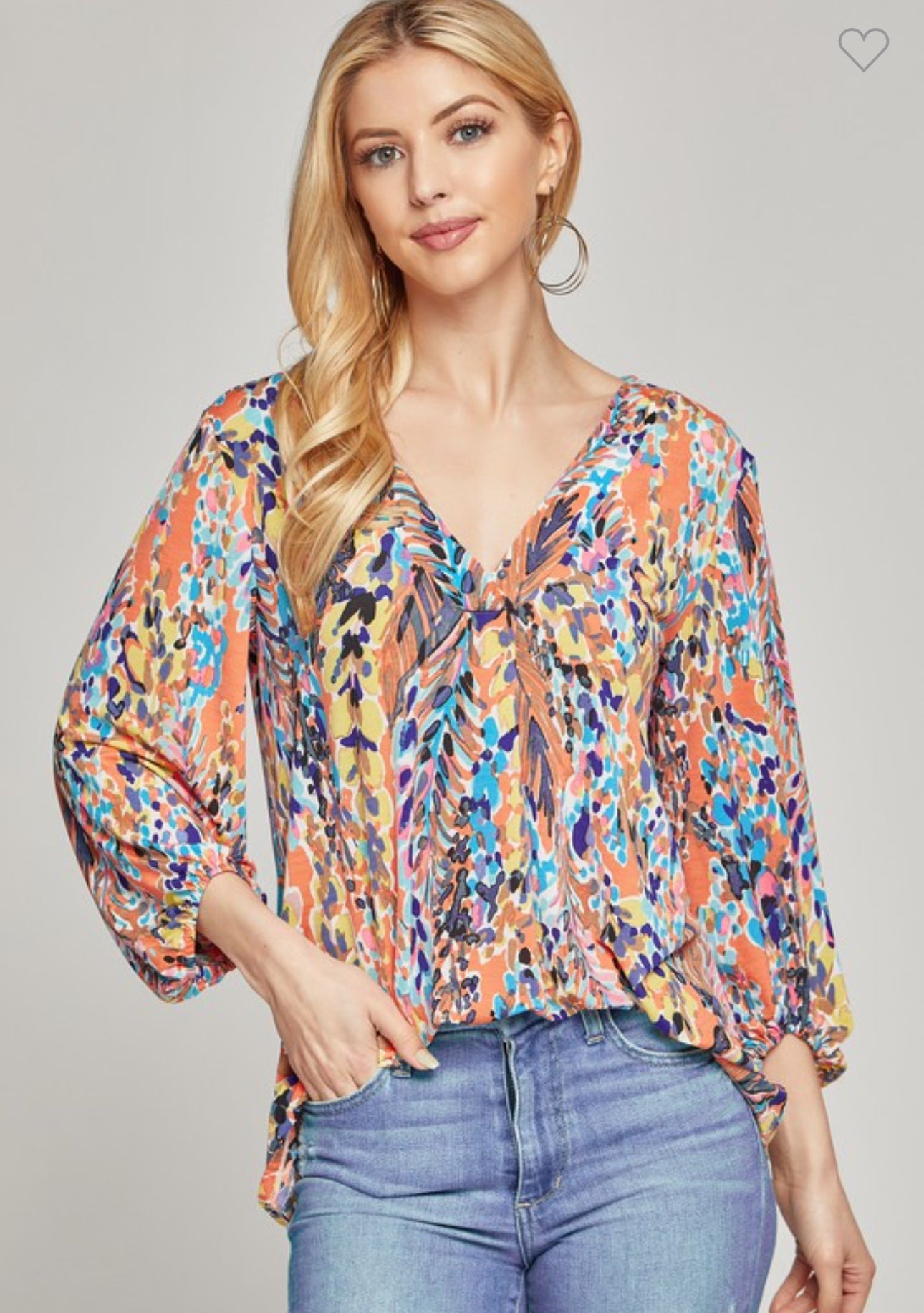 Floral Balloon Top