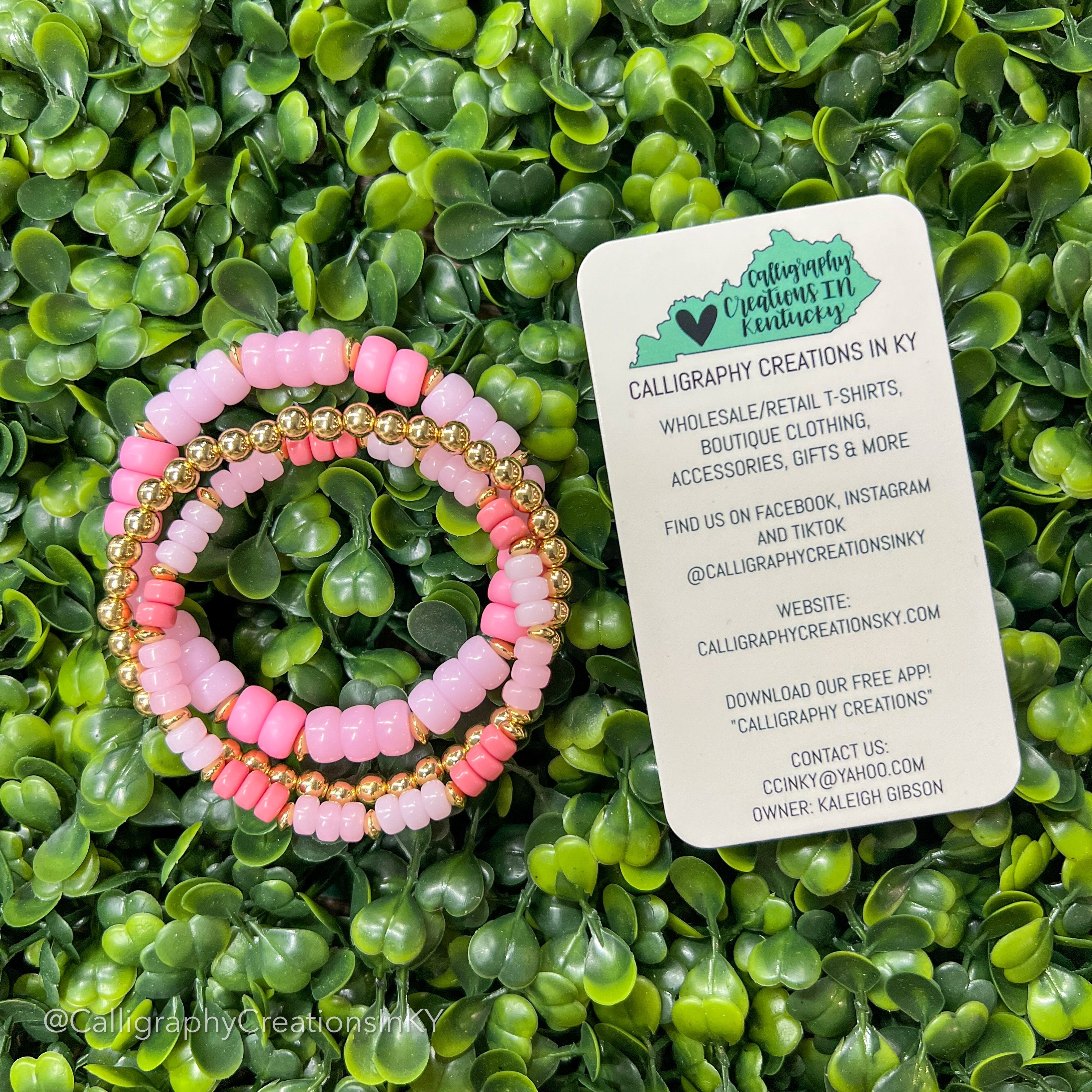 Pretty In Pink Bracelet Stack