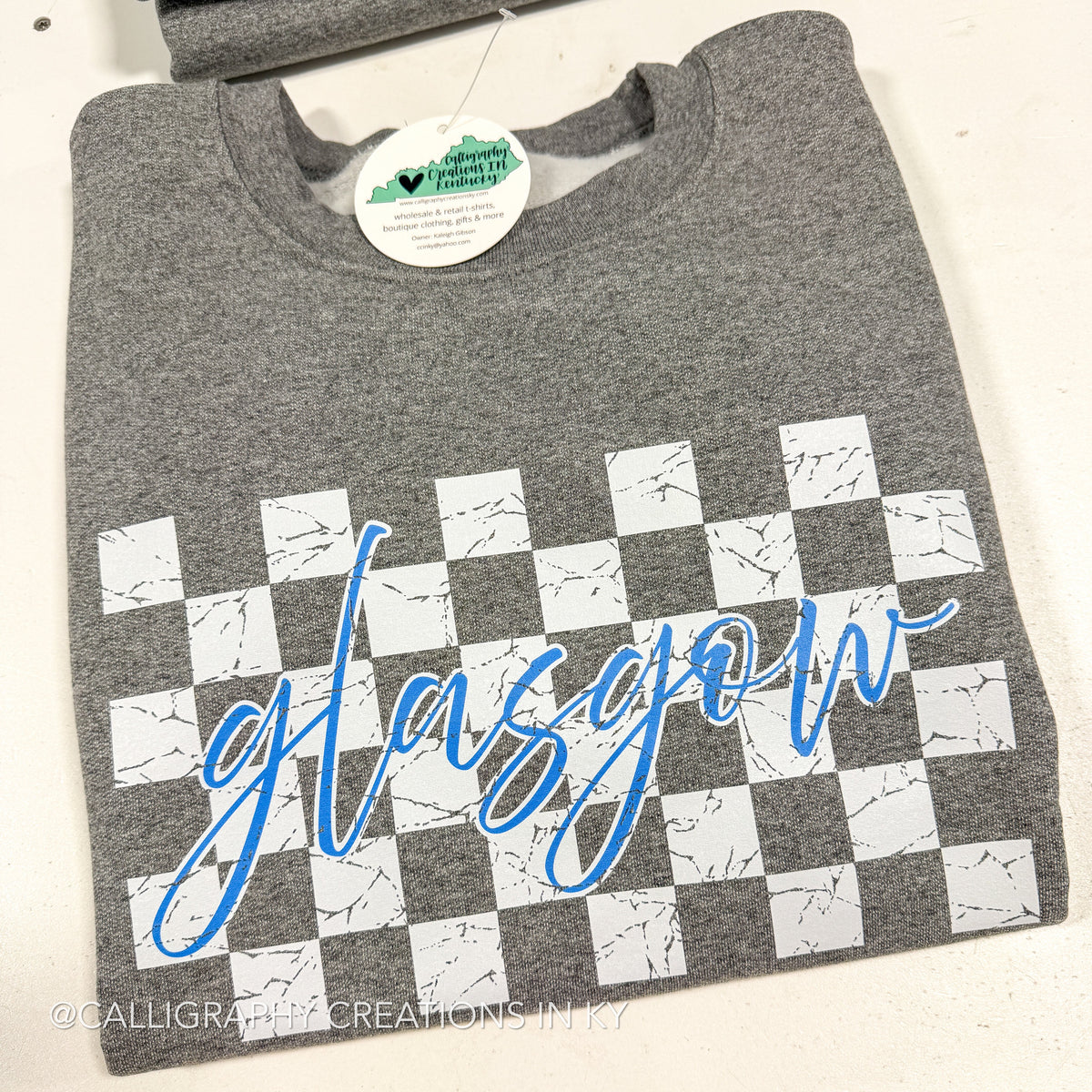 Checkered Glasgow Sweatshirt