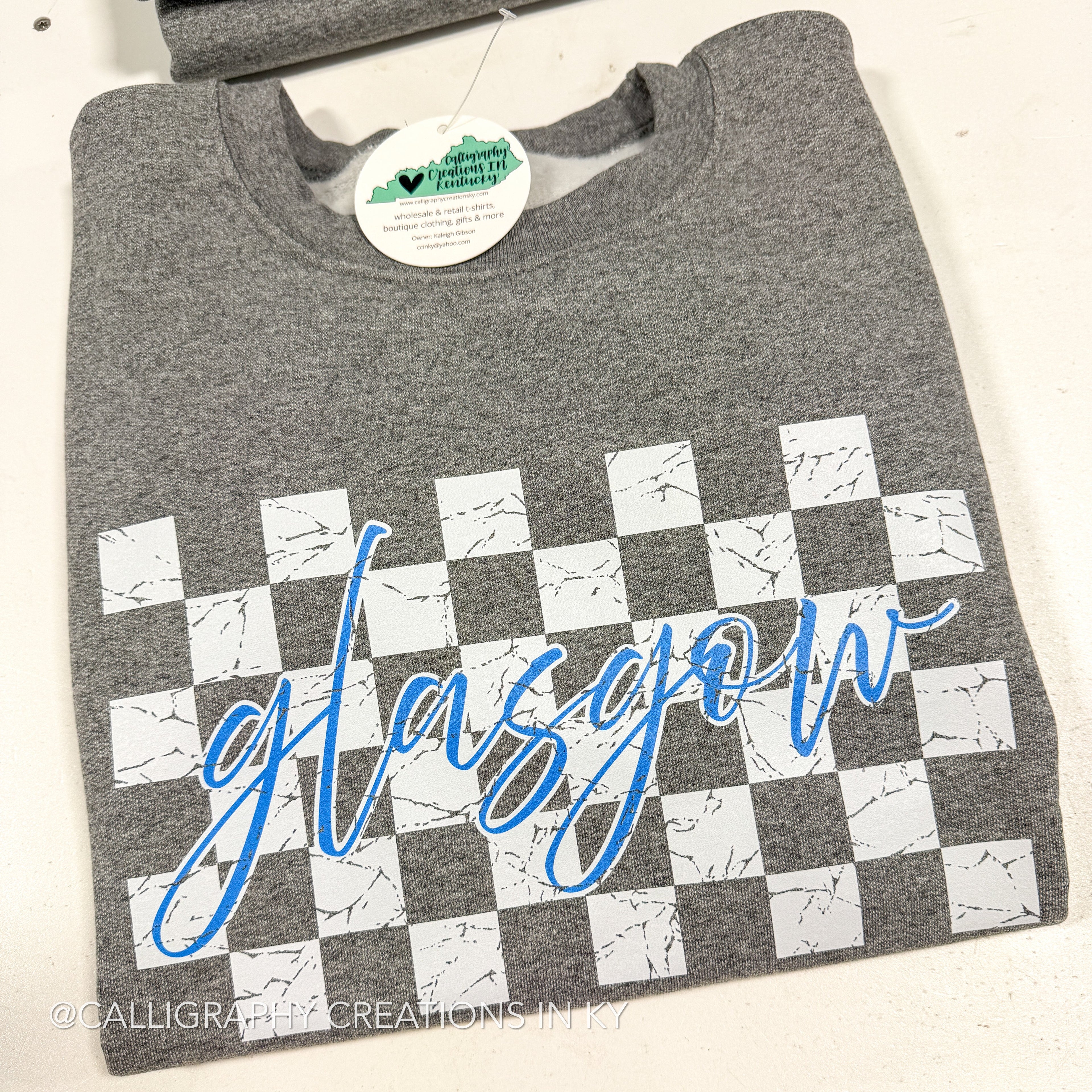 Checkered Glasgow Sweatshirt